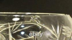 Vintage Pressed Glass Sangria Punch Bowl With Lid & 10 Cups Grape Motif