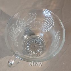 Vintage Princess 18 Piece Punch Set with Box Indiana Glass Company, opened NIB