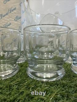 Vintage Princess House 14 Pieces Crystal Punch Bowl Set #069