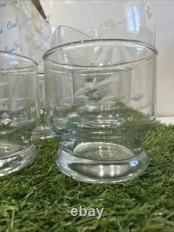 Vintage Princess House 14 Pieces Crystal Punch Bowl Set #069