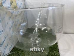 Vintage Princess House 14 Pieces Crystal Punch Bowl Set #069