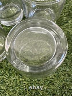 Vintage Princess House 14 Pieces Crystal Punch Bowl Set #069