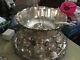 Vintage Punch Bowl Set 10 cups, Baroque Wallace Silver Plate