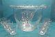 Vintage Punch Bowl SetHEISEYPLANTATION PatternLadle8 Punch CupsElegant