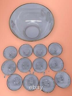 Vintage Punch Set By Anchor Hocking 13pc