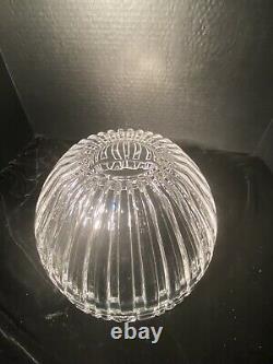 Vintage Tiffany & Co Crystal Atlas Punch Bowl 10 Diameter With Roman Numerals