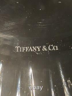 Vintage Tiffany & Co Crystal Atlas Punch Bowl 10 Diameter With Roman Numerals