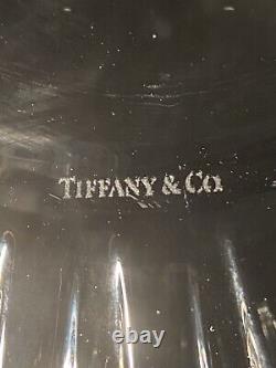 Vintage Tiffany & Co Crystal Atlas Punch Bowl Diameter With Roman Numerals 10