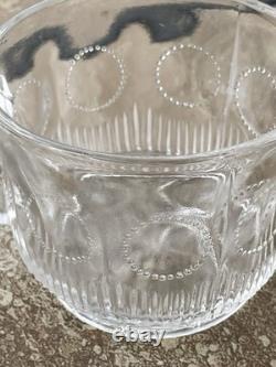Vintage Tiffin Franciscan Bullseye Punch Bowl, Huge Plate, & 15 Cups. 30lbs