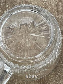 Vintage Tiffin Franciscan Bullseye Punch Bowl, Huge Plate, & 15 Cups. 30lbs