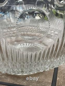 Vintage Tiffin Franciscan Bullseye Punch Bowl, Huge Plate, & 15 Cups. 30lbs