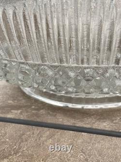 Vintage Tiffin Franciscan Bullseye Punch Bowl, Huge Plate, & 15 Cups. 30lbs