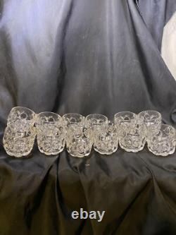 Vintage Tiffin Franciscan Moon And Stars Punch Bowl Set With 12 Cups
