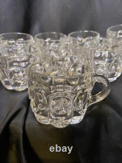 Vintage Tiffin Franciscan Moon And Stars Punch Bowl Set With 12 Cups