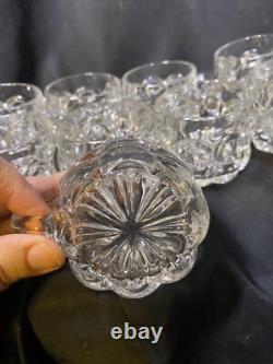 Vintage Tiffin Franciscan Moon And Stars Punch Bowl Set With 12 Cups