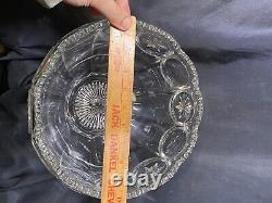 Vintage Tiffin Franciscan Moon And Stars Punch Bowl Set With 12 Cups