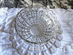 Vintage Tiffin Franciscan Square Diamond punch bowl large plate cups ladle xlnt