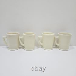 Vintage Tom & Jerry Custard Glass McKee Punch Bowl Set & 12 Mugs Glows