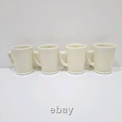 Vintage Tom & Jerry Custard Glass McKee Punch Bowl Set & 12 Mugs Glows