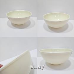 Vintage Tom & Jerry Custard Glass McKee Punch Bowl Set & 12 Mugs Glows