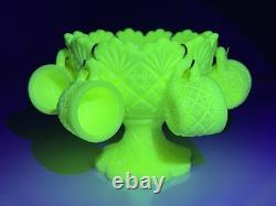 Vintage Westmoreland Thumbelina Custard Glass? Childs Punch Bowl Set