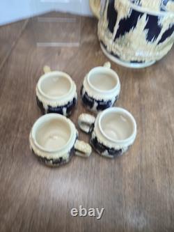 Vintage Wick-Werke WW West Germany Punch Bowl Set