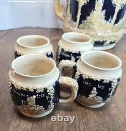 Vintage Wick-Werke WW West Germany Punch Bowl Set
