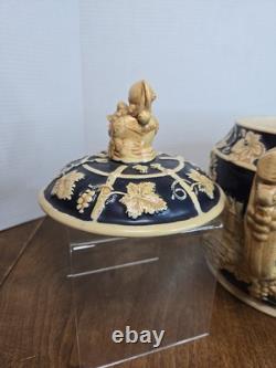 Vintage Wick-Werke WW West Germany Punch Bowl Set