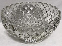 Vintage Williamsburg by Tiffin-Franciscan Diamond Design Large Heavy Punch Bowl