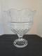 Vtg Godinger Large Heavy Crystal Cut Pedestal Punch Compote Centerpce Bowl 12T