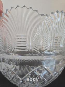 Vtg Godinger Large Heavy Crystal Cut Pedestal Punch Compote Centerpce Bowl 12T Vtg Godinger Large Heavy Crystal Cut Pedestal Punch Compote Centerpce Bowl 12T