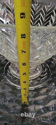 Vtg Jeannette Glass Punch Bowl Set 17 pc-UnderplatePedestalPunchbowlLadle&13Cups