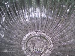 Vtg Punch Bowl withStand/Ladle 12 Cups Mardi Gras #42 Clear Glass Duncan Miller