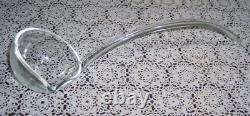 Vtg Punch Bowl withStand/Ladle 12 Cups Mardi Gras #42 Clear Glass Duncan Miller