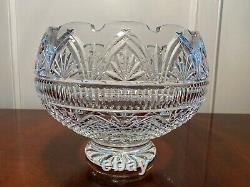 WATERFORD CRYSTAL Designers Gallery Collection Wedding Bowl Footed Punch/Serving