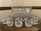 WATERFORD CRYSTAL GLANDORE PUNCH BOWL With 12 WATERFORD PUNCH CUPS IRELAND