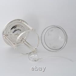 WMF Silver Plate Cut Glass Punch Bowl c1906