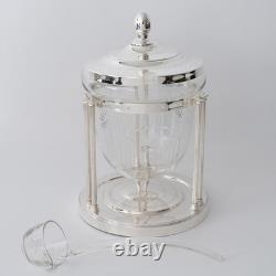 WMF Silver Plate Cut Glass Punch Bowl c1906