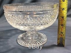 Waterford Castletown Large Punch Bowl 7 1/4 Centerpiece Irish Cut Crystal