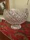 Waterford Crystal 9.25 Diameter Pedestal Punch Bowl or Centerpiece Bowl