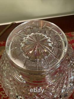 Waterford Crystal 9.25 Diameter Pedestal Punch Bowl or Centerpiece Bowl