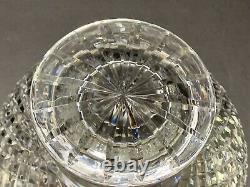 Waterford Crystal 9 Punch Bowl Pedestal Center Bowl Vintage Diamond & Star Cut