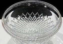 Waterford Crystal Castle Nore Centerpiece Punch Bowl 10 1/2 Signed J. Perez