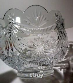 Waterford Crystal DESIGNER GALLERY (1996-2004) Winter Wonderland Punch Bowl LTD
