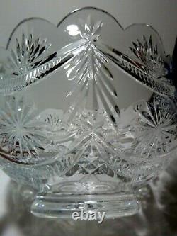 Waterford Crystal DESIGNER GALLERY (1996-2004) Winter Wonderland Punch Bowl LTD