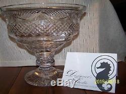 Waterford Crystal Designer Gallery 4/100 Centerpiece Punch Bowl 12w X 10t Ex