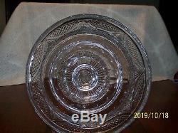 Waterford Crystal Designer Gallery 4/100 Centerpiece Punch Bowl 12w X 10t Ex