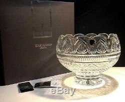 Waterford Crystal Designer Gallery Wedding Punch Bowl New In Box Ireland