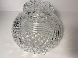 Waterford Crystal Footed Pedestal Punch Centerpiece Bowl 8 1/2 inches