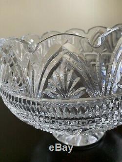 Waterford Crystal Large Footed Punch Bowl